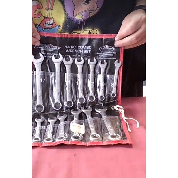 14 PC Combo Wrench Set - Picture 1 of 3